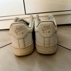 Nike Kids Cream and White Sneakers